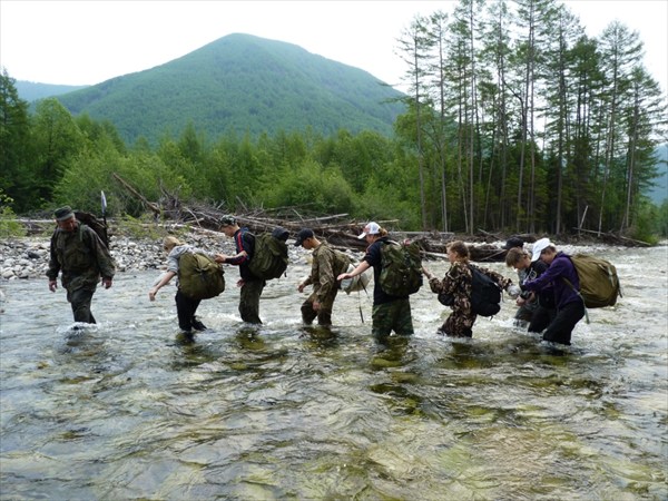 Брод гуськом